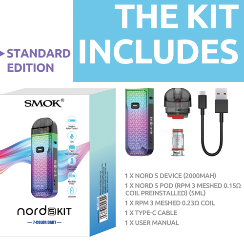 SmokNord5KitIncludes